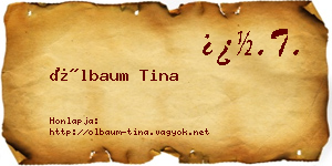 Ölbaum Tina névjegykártya